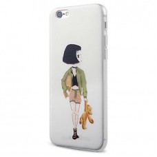 iPhone 6 6s Plus 5.5 - Matte TPU Soft Protective Phone Cover Case - Mathilda